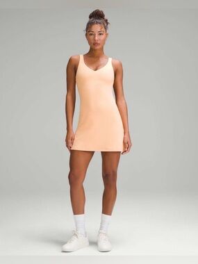 Lululemon Align Dress in Peach Bellini, Size 6